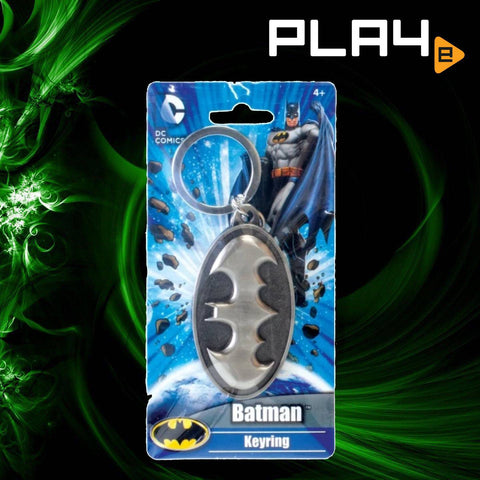 Batman Shield Logo DC Comics Pewter Keychain