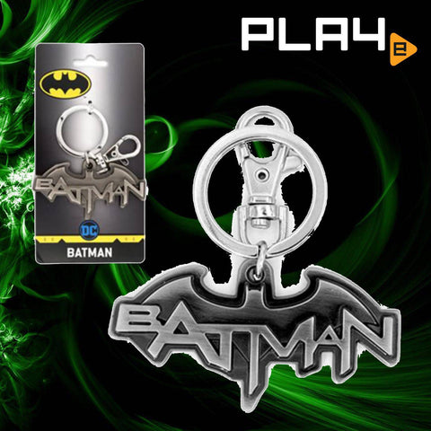 Batman Logo Pewter Key Chain