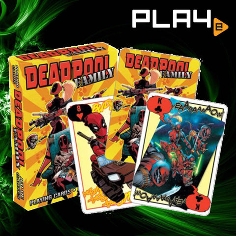 Deadpool Family Playing Cards