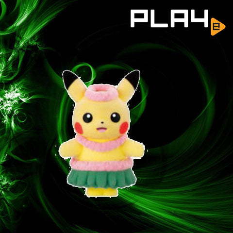Pokemon Fluffy Doll 3 - (5)  Hula Dance Pikachu