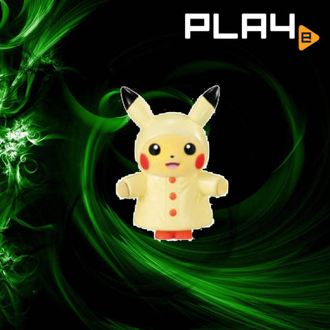 Pokemon Fluffy Doll 3 - (3) Raincoat Pikachu