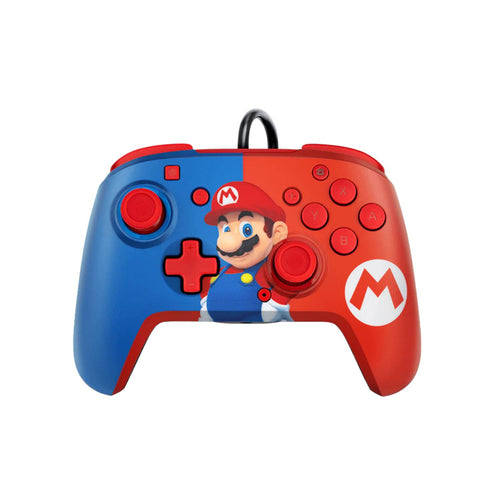 Nintendo Switch PDP Faceoff Deluxe + Audio Controller Mario