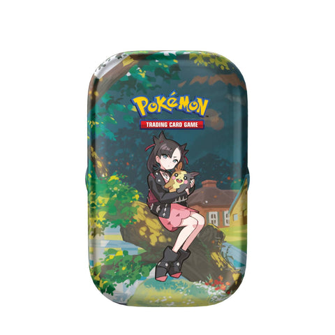 Pokemon SS12.5 Crown Zenith Pokemon Mini Tin Marnie & Morpeko