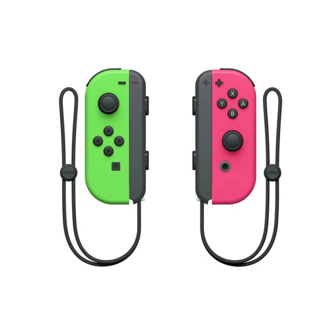 Nintendo Switch Joycon Controller - Neon Green/Pink (Japan)