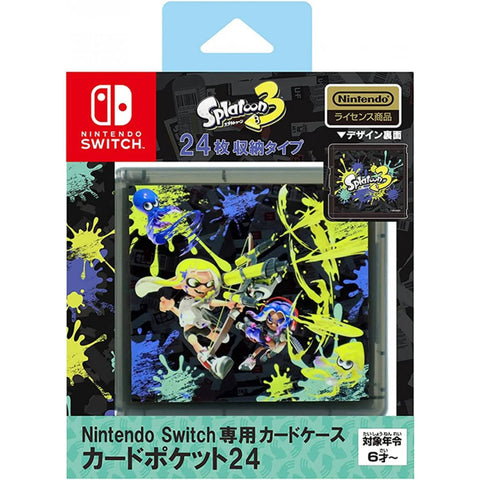 Nintendo Switch Maxgames Splatoon 3 24 Card Case