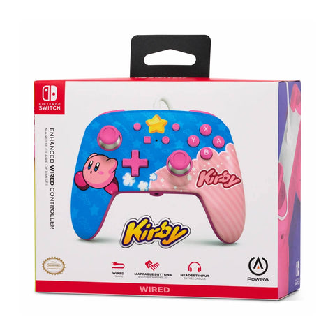 Nintendo Switch PowerA Enhanced Wired Controller - Kirby