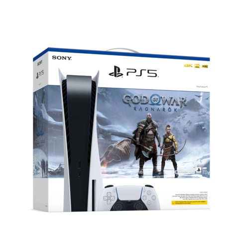 (LIMITED QTY) Playstation 5 Console God of War Ragnarok Bundle Disc Version (1 year Local Sony warranty)