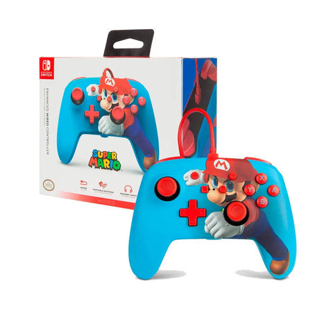 Nintendo Switch PowerA Enhanced Mario Punch Wired Controller