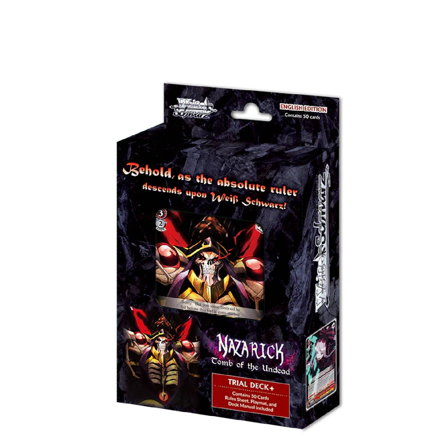 nazarick tomb of the undead booster box Weiss Schwarz Nazarick Tomb of the Undead Trial Deck (ENG)