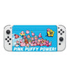 Nintendo Switch Oled New Front Cover Kirby Pink Puffy Power