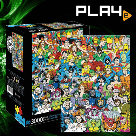 DC Comics Hero/Villain Line Up 3,000-Piece Puzzle