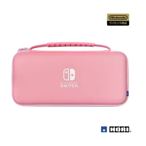 Nintendo Switch Oled Slim Hard Pouch - Strawberry Pink