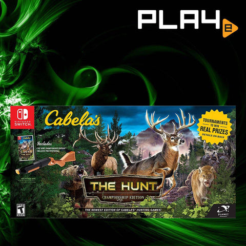 Nintendo Switch Cabela's The Hunt [Championship Edition] w Bullseye Pro peripheral