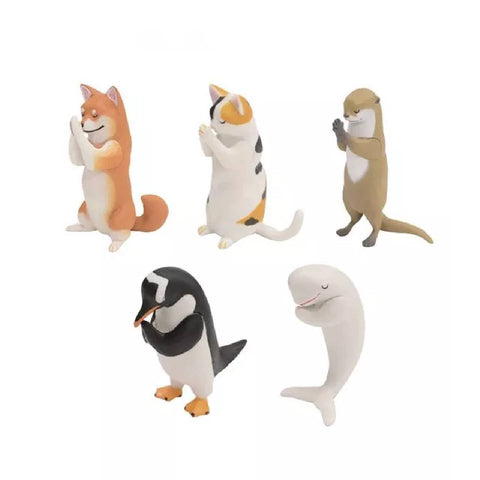 Gassho Miniature Animal Praying Figure full set Vol 1
