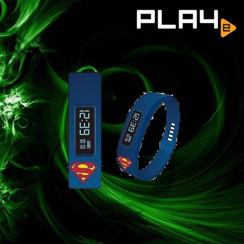 Superman Fitness Tracker LED Watch