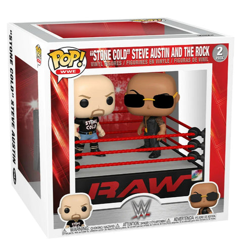 Funko POP! WWE The Rock Vs. Stone Cold Steve Austin