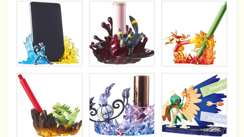 Re-Ment Pokemon Battle on Desk! (Set of 6)