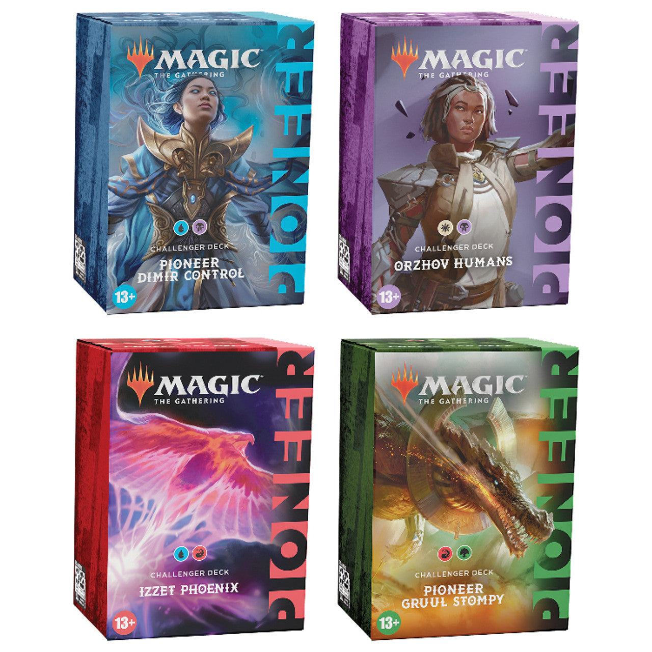 Magic: The Gathering Pioneer Challenger Decks 2022 (Set of 4) | PLAYe