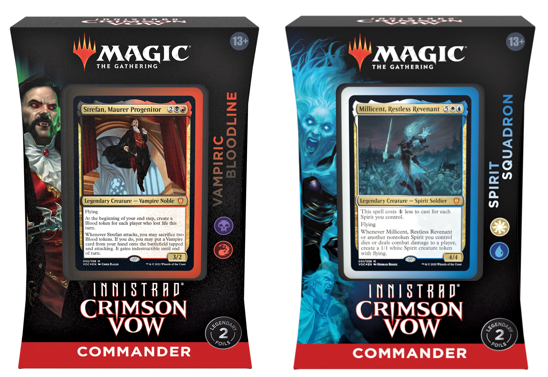 Magic The Gathering: Innistrad: Crimson Vow Commander Deck (Set of 2)