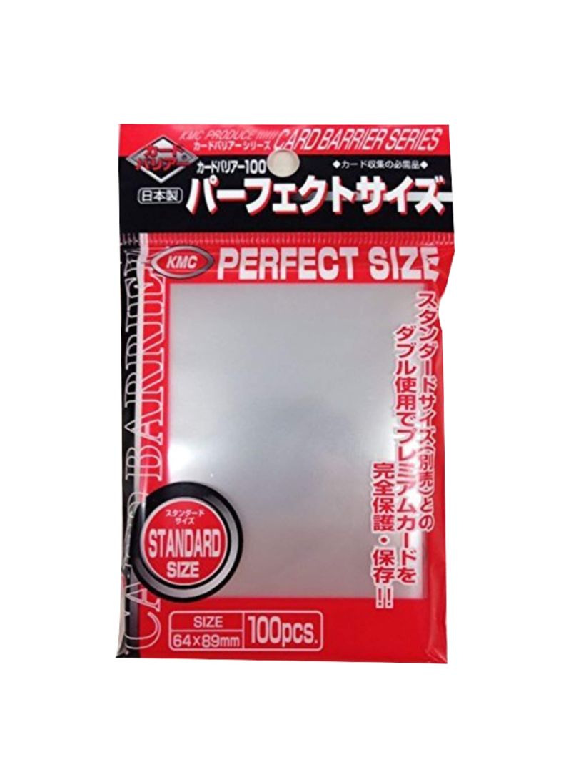  Perfect Barrier Card Sleeves (100 Piece), Clear, 64 x 89mm :  Toys & Games