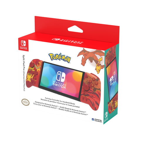 Nintendo Switch Hori Split Pad Pro Charizard & Pikachu