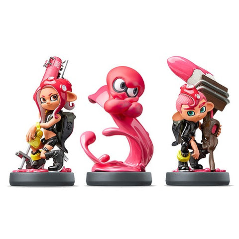 Amiibo Splatoon 2 Triple Set Boy and Octopus and Girl