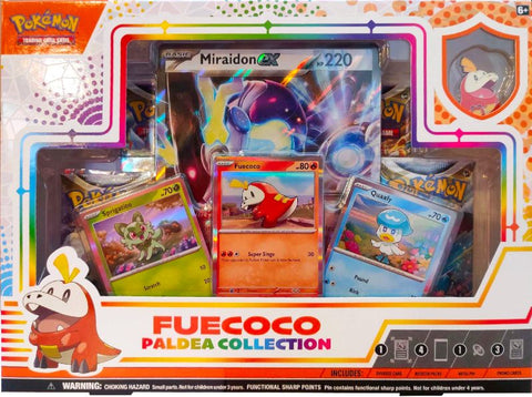 Pokemon TCG Paldea Pin Collection Box - Fuecoco | PLAYe