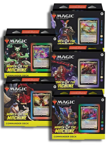 Magic The Gathering March of the Machine Commander Deck (Set of 5)