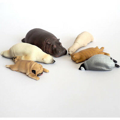 Takara Tomy Zoo 2nd laying front sleeping Set of 6