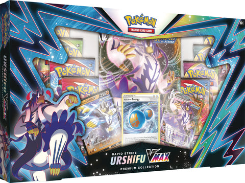 Pokemon TCG RAPID Strike Urshifu VMAX Premium Collection Box