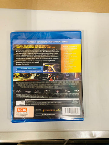 Blu-Ray The Fast and the Furious