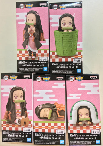 Kimetsu no Yaiba WCF 2 Nezuko Figure (Set of 5)