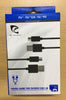 PS4 Piranha Gaming Twin Charging Cable 4M