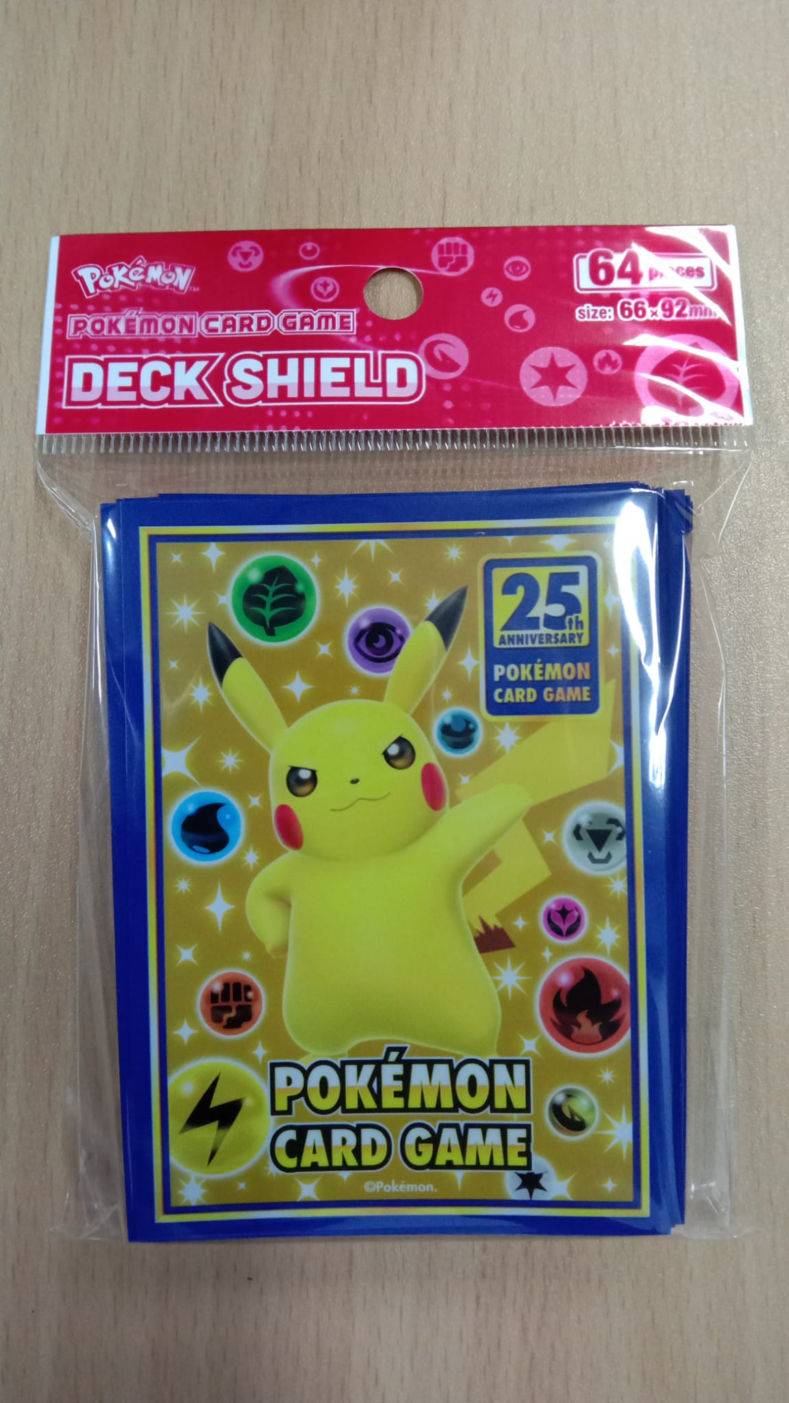 Pokemon Card Game 25th Anniversary Pikachu Sleeve | PLAYe Pokemon Card Game 25th Anniversary Pikachu Sleeve | PLAYe
