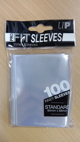 Ultra Pro Fit 100 Inner Sleeves Standard Clear