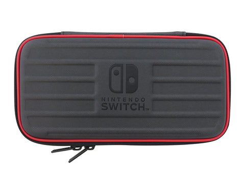 Nintendo Switch Lite Hori slim Hard Pouch - Black x Red