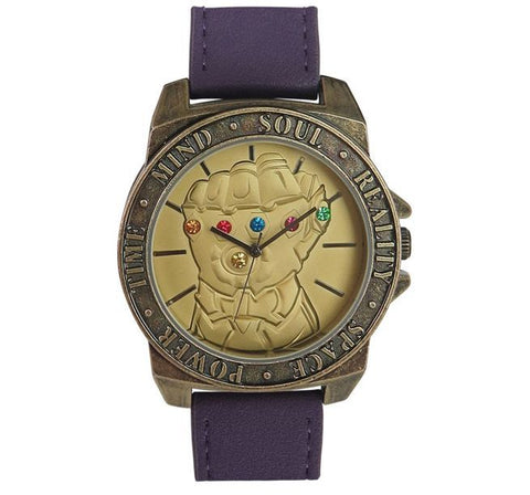 Infinity Gauntlet Molded Antique Gold watch
