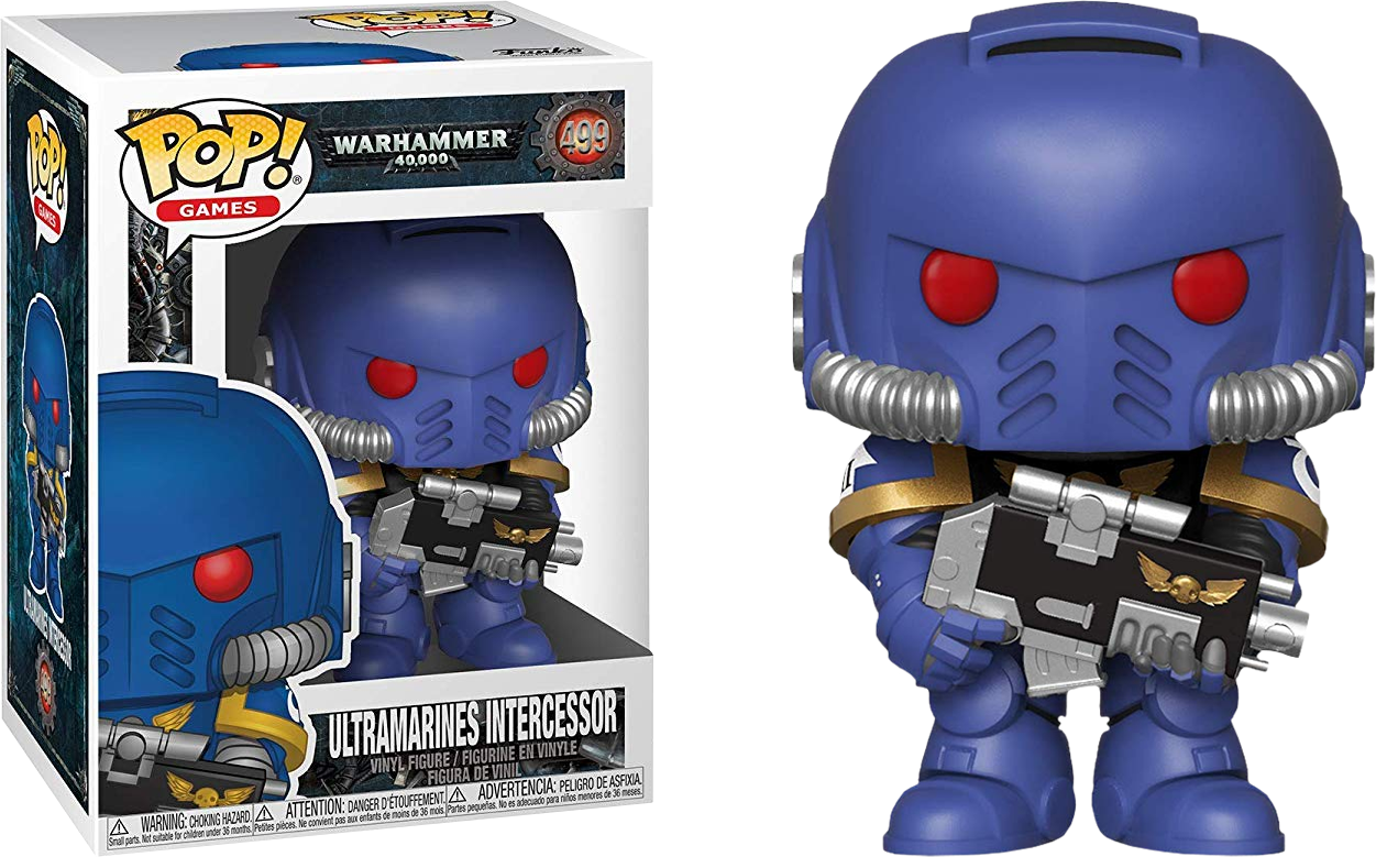Funko POP 499 Warhammer Ultramarines Intercessor PLAYe
