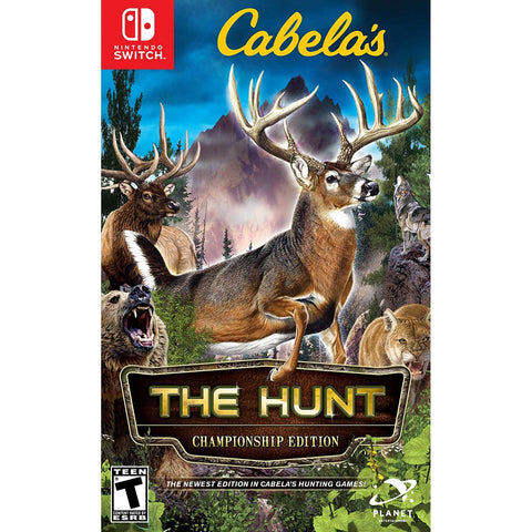 Nintendo Switch Cabela's The Hunt [Championship Edition] w Bullseye Pro peripheral