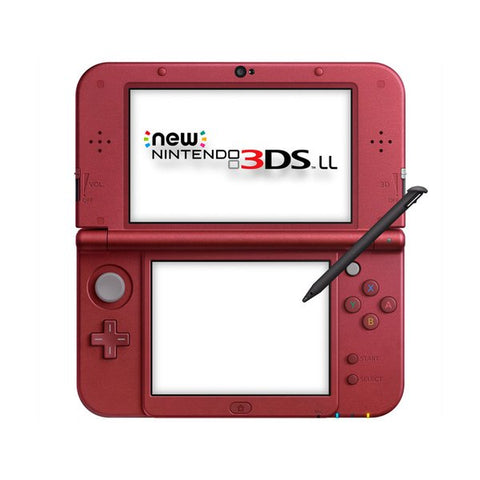 3DS LL New Console Metallic Red (without adaptor)