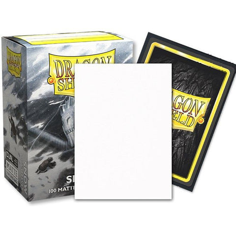 Dragon Shield Deck 100 Dual Matte sleeves - Snow