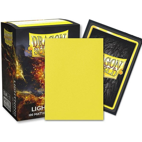 Dragon Shield Deck 100 Dual Matte sleeves - Lightning