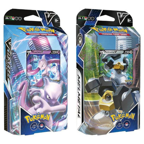 Pokemon SS10.5 Pokemon Go V Battle Deck - Mewtow V and Melmetal V Bundle