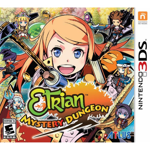 3DS Etrian Mystery Dungeon with Music CD