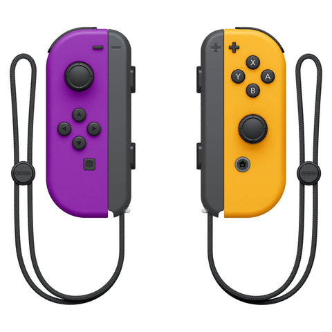 Nintendo Switch Joy-Con Controllers -Neon Purple/Orange (Korea)