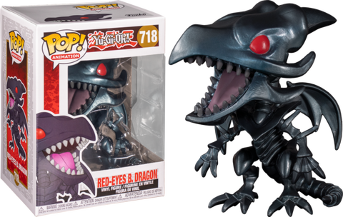 Funko POP! (718) Yu Gi Oh- Red-Eyes Black Dragon