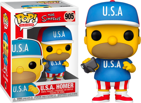 Funko POP! (905) Simpsons USA Homer Pop!