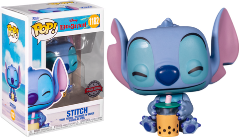 Funko POP! (1182) Disney Stitch with Boba Tea