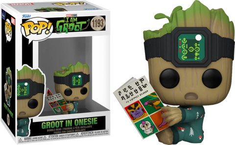 Funko POP! (1193) Marvel I Am Groot Groot In Onesie Book