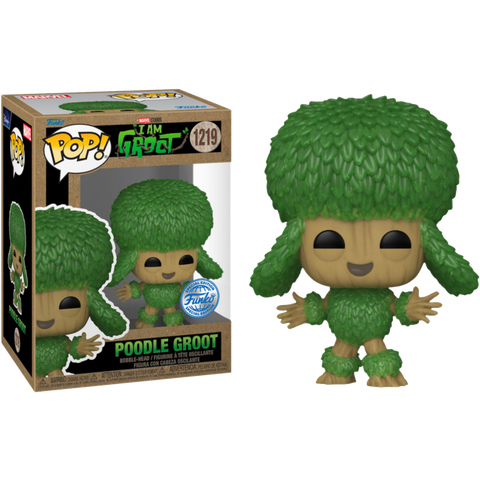 Funko POP! (1219) Marvel Earth Day I Am Groot Poodle Groot